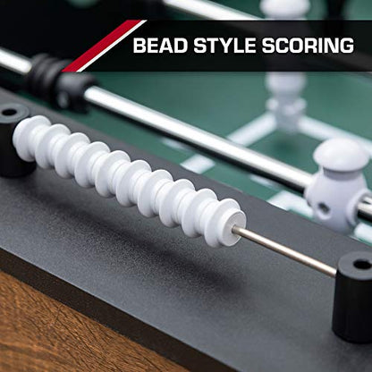 EastPoint Sports Official Competition Size Deluxe Foosball Table for Multiplayer Indoor Play - Includes 4 Foosballs