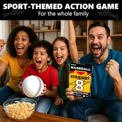QUOKKA Hockey & Baseball Card Game Set – 2 Sports Games for Kids & Adults