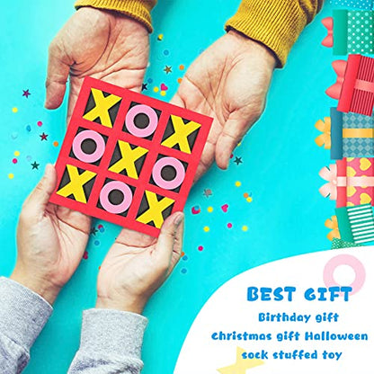 Skylety 36 Pack Tic Tac Toe Foam Tic Tac Toe Mini Board Game Family Classic Educational Table Game for Birthday Party Favors, Birthday Goody Bag Stuffers