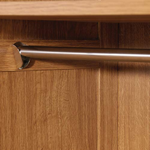 Sauder Storage Cabinet, Highland Oak Finish - color: Highland Oak