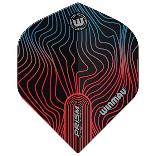 WINMAU Prism Alpha Solar Design Dart Flight Packs - 3 sets per pack (9 flights in total)