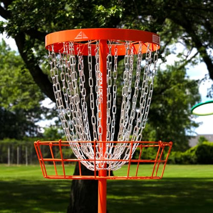 Axiom Discs Pro 24-Chain Disc Golf Basket - color: Orange