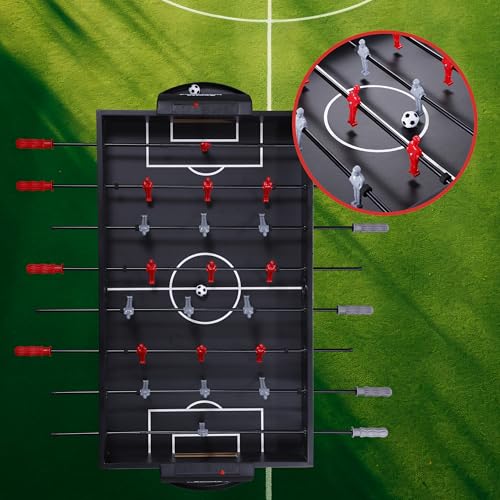 Sports Illustrated - 35" 4-in-1 Multi-Game Table – Foosball, Air Hockey, Table Tennis & Billiards Combo Set with Accessories for Kids, Teens & Family Game Nights