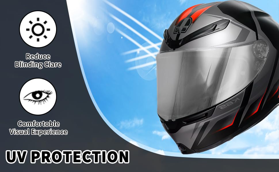 AGV K6 and K6S Visor (Bright silver color) - color: Bright Silver Color