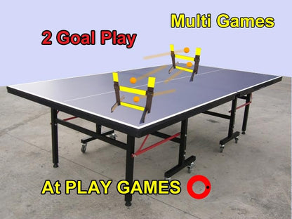 Portable Table Tennis Training Game-Ping Pong Accessory for Skill Building Improve Table Tennis Accuracy, Open Goal Design for Continuous Interactive Play Indoor/Outdoor