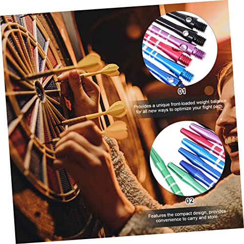 1set Aluminum Alloy Dart Rod Lightweight Accessories for Tip and Soft Tip Easy to Install Unique Design Optimal Flight Path