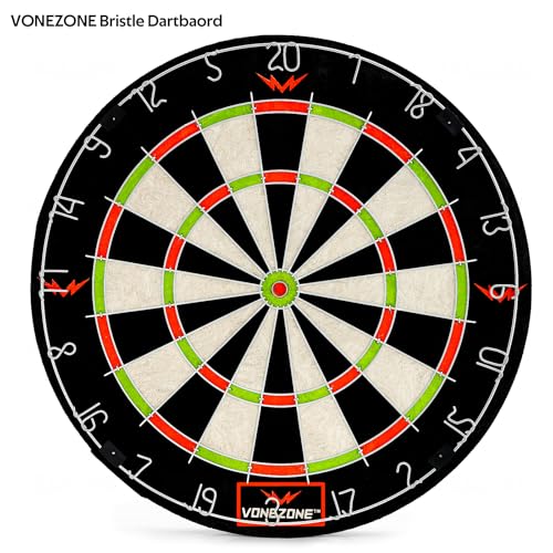Dartboard Cabinet Set with 18" Bristle Dartboard - Self-Healing Sisal, 6 Steel Tip Darts, Scoreboard & Chalk - All-in-One Game Room Set for Home, Bar, Garage (Gray)