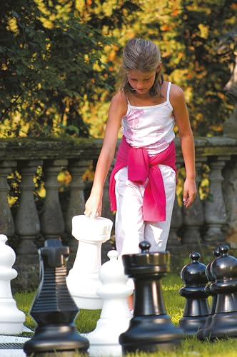 Kettler Giant Chess Pieces Complete Set with 25 Inches Tall King - White and Black