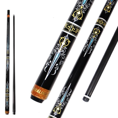 Carbon Fiber Pool Cue – 12.9mm, 14mm and 12.4mm, 2-Piece Billiard Cue Stick for Women/Men, Professional Break Cue for Snooker, 8-Ball, 9-Ball, Home & Club Use - color: Black 4