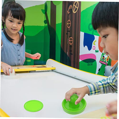 76mm Air Hockey Pusher and Puck Set Sturdy Replacement Accessories for Game Tables for Family Fun and Competitive Play