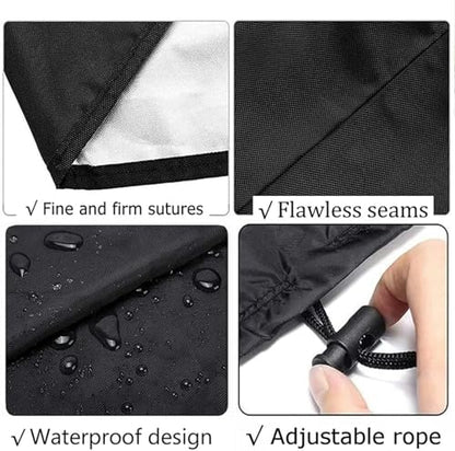 Billiard Pool Table Protective Cover 7ft/8ft/9ft Waterproof Dust Cover Sunscreen Full Protection Cover for Indoor&Outdoor Billiard Snooker Table