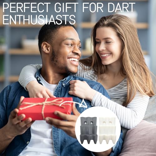 2 Pack Dart Holder Wall Mount Display Rack 3D Printed - Bracket for 9 Steel or Soft Tip Darts, Storage and Organizer Accessory for Dart Players (No Darts Included)