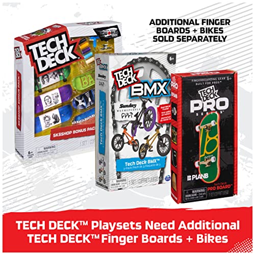 Tech Deck, Daewon Mega Bowl, X-Connect Park Creator, Customizable and Buildable Ramp Set with Exclusive Fingerboard, Kids Toy for Ages 6 and up