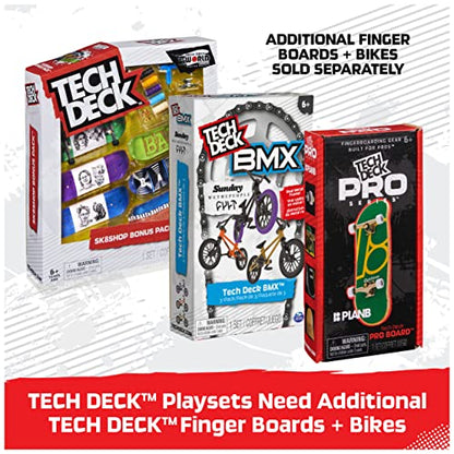Tech Deck, Daewon Mega Bowl, X-Connect Park Creator, Customizable and Buildable Ramp Set with Exclusive Fingerboard, Kids Toy for Ages 6 and up