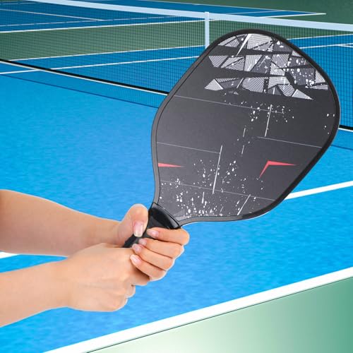 Wood Paddleball Racket Set PE Equipment for Elementary School Paddle Ball Racket with Non Slip Grip Physical Education Class Equipment for Men Women - size: Sky