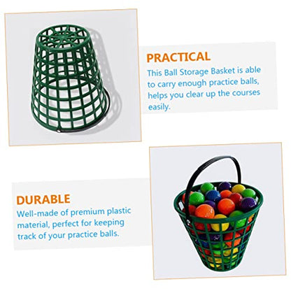 BESTonZON Golf Ball Basket Lightweight Ball Storage Holder for Driving Range Home Use for Practice Supplies Design for Clubs Personal Use