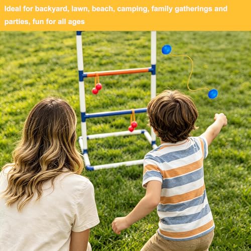 6 Pack Ladder Balls Ladder Toss Balls Ladder Ball Replacement Balls with Storage Bag for Toss Match (Red Blue) - color: Red Blue