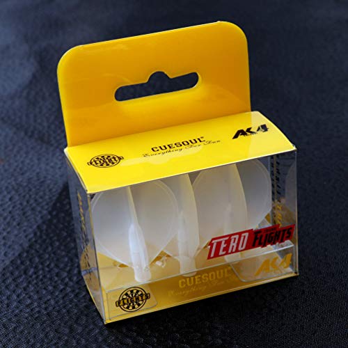 CUESOUL TERO AK4 Dart Flight Standard Shape/Shield Shape/Diamond Shape - color: Shield shape-Transparent