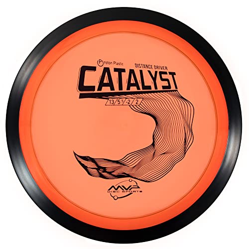 MVP Disc Sports Proton Catalyst Disc Golf Distance Driver (Colors May Vary) - size: 170-175g