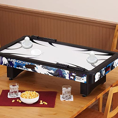 Air Hockey Pucks and Paddles, Air Hockey Pucks Air Hockey Replacement Set Ice Hockey Pushers Pucks Paddles Table Family Game White - color: White