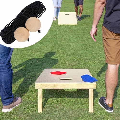 Cornhole Boards Distance Setup Tool, Cornhole Game Measuring Device, Accessories for Corn Hole Boards (Regulation 27-Foot Distance)