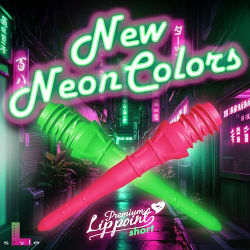 L-style Premium Lippoint - Soft Tip Dart Points - Short Length - color: Neon Pink