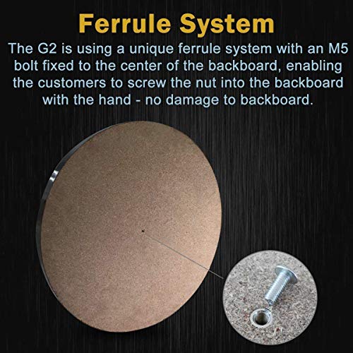 ONE80 Gladiator Dartboard with Top-Grade African Sisal and Sword Edge Staple Free Wire Spider for Maximum Scoring Potential and Less Bounce Outs - style: Gladiator II