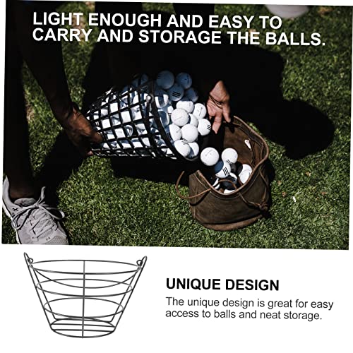 2pcs Container Basket Storage Organizer Carrying Buckets Display Case Sports Cart Carrying Holder Range