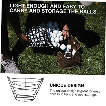 2pcs Container Basket Storage Organizer Carrying Buckets Display Case Sports Cart Carrying Holder Range