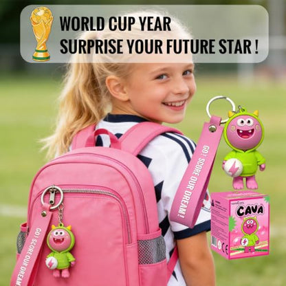 VavaCava 4'x3' Pink Soccer Goal Set, 2 Goals, 2 Balls, Keychain, 10 Cones, Pump, Carry Bag, Portable PopUp Soccer net for Backyard, SGS Certificate