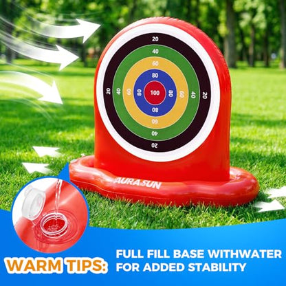 Pool Toys for Kids, Inflatable Dart Board Toss Water Game, Giant Pool Games for Kids, Swimming Pool Floats, Beach Yard Outdoor Play, Summer Party Birthday Gift 3 4 5 6 7 8 9 12 Yrs Boy Girl Teen Adult