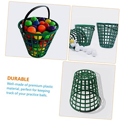 BESTonZON Golf Ball Basket Lightweight Ball Storage Holder for Driving Range Home Use for Practice Supplies Design for Clubs Personal Use