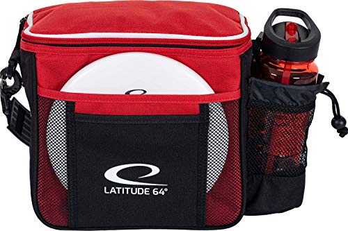 D·D DYNAMIC DISCS Latitude 64 Slim Disc Golf Bag | Introductory Disc Golf Bag | Great for Beginners and Casual Disc Golf Rounds | Lightweight and Durable Frisbee Golf Bag | 8-10 Disc Capacity - color: Red