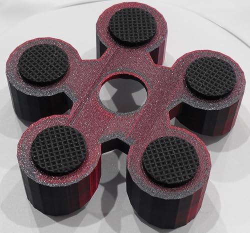 Bowling Ball Spinner - color: Red and Black