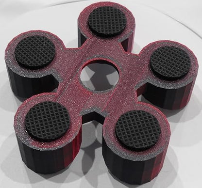 Bowling Ball Spinner - color: Red and Black