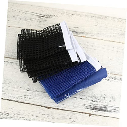 Toddmomy 2PCS Nylon Table Tennis Replacement Net Regulation Size Portable Pong Net for Indoor/Outdoor Use Easy Setup Compatible Standard Tables
