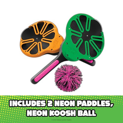 Koosh Flix Stix – Kids Outdoor Toys, Beach Toys, Plays Like Lacrosse, Kids Games, Outdoor Games for Adults and Family, Koosh Ball Included, Outdoor Play Toys, Screen-Free, Ages 6+ - style: Neon