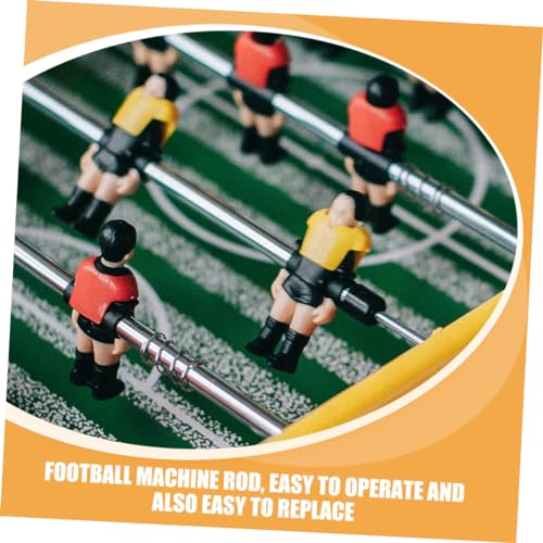 Soccer Machine Part Foosball Table Rod 3pcs Metal Operation Pole Easy Assembly for Football Table