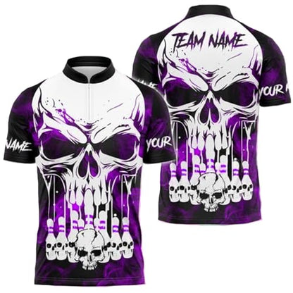 GABITA Personalized Bowling Jerseys for Men, Custom Bowling Shirts, Funny Bowling Shirts Gift for Bowler Team Player - color: A11