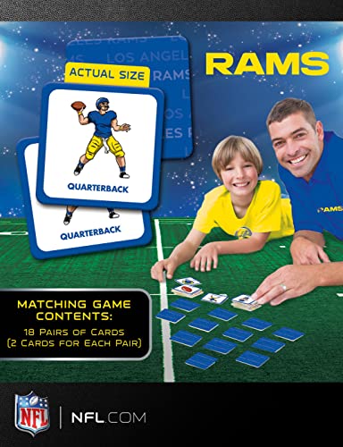 MasterPieces Sports Games - Los Angeles Rams NFL Matching Game - Game for Kids and Family - Laugh and Learn - style: Los Angeles Rams