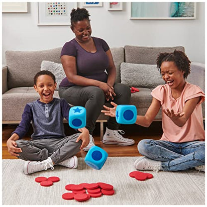 Spin Master Games, Left Center Right Giant Edition, Family Game for Indoor & Outdoor Fun with Big Oversized Board, for Family and Kids, 2-4 Players, Ages 6 & Up - style: Giant Left Center Right