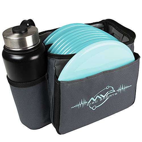 MVP Disc Sports Cell Disc Golf Starter Bag (Choose Your Favorite Color) - color: Gray/Aqua