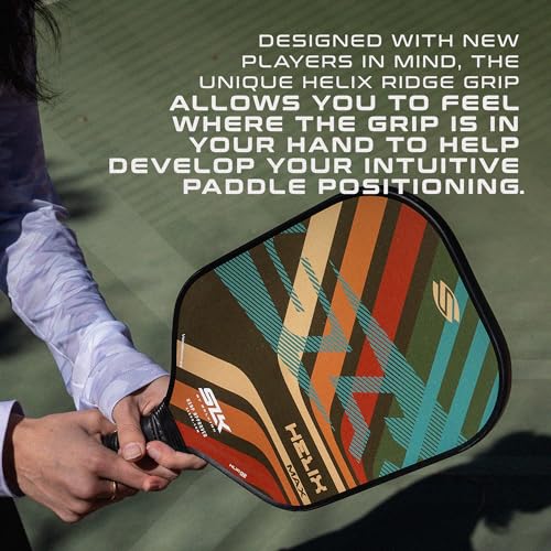 Selkirk Sport SLK Helix Pro Pickleball Paddle | Carbon Fiber & Fiberglass - color: Grooves