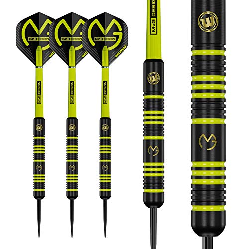 Winmau Darts - Michael Van Gerwen | Mike Maloney | Leonard Gates - Professional Players - Soft Tip Darts - Includes Dart Flights and Shafts - size: 20g