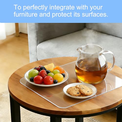 Anti Slip Mat, Non Slip Pad - 10x7.5 Inch Clear Reusable Rubber Desk Mat, Dishwasher Safe with Micro-Suction for Furniture, Guitar, Walker & Pet Safety - color: Clear