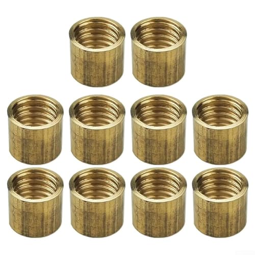 Brass Billiard Cue Tip Hoop Ferrule, Snooker Pool Cue Repair Replacement Ring, Metal Collar for Cue Tip Maintenance, Multiple Sizes Available(9.5mm) - size: 9.5mm
