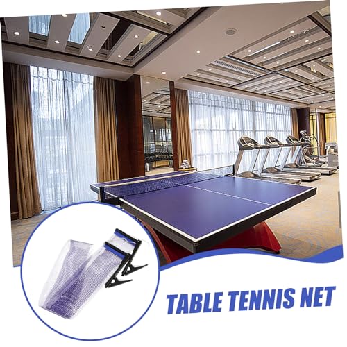 KOMBIUDA Standard Table Tennis Net Rack Pong Serving Practice Net Replacement for Outdoor Indoor