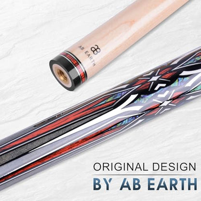 36 Inch/ 42 Inch/ 48 Inch Short Pool Cue Stick for Kids, Canadian Maple Billiard Cues for Tight Spaces - color: Grey 42"