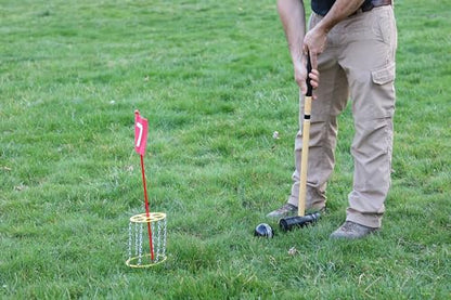 Deluxe Flag Croquet Golf Game Set - size: 6 Player Set