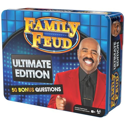 Spin Master Games, Family Feud: Ultimate Edition, Includes Tin Storage Box & 50 Bonus Questions, Friendly Competition Game, Family Game Night, 3+ Players, for Ages 8 & Up - style: Solid Wood Cribbage